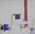 Neonilla Medvedeva - In the Workshop ( Paris ) - 2008 - oil on canvas - 41 x 40