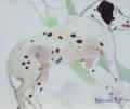 Neonilla Medvedeva - Dog (7 from 10) - 2009 - oil on canvas - 15 x 19 - Collection of A.Jakobsons