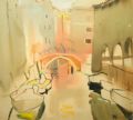Neonilla Medvedeva - Pink Venice - oil on canvas - 45 x 50 - 2008 - Collection of the SEB Bank