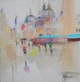 Neonilla Medvedeva - San Marko - rainy day - oil on canvas - 50 x 49 - 2010