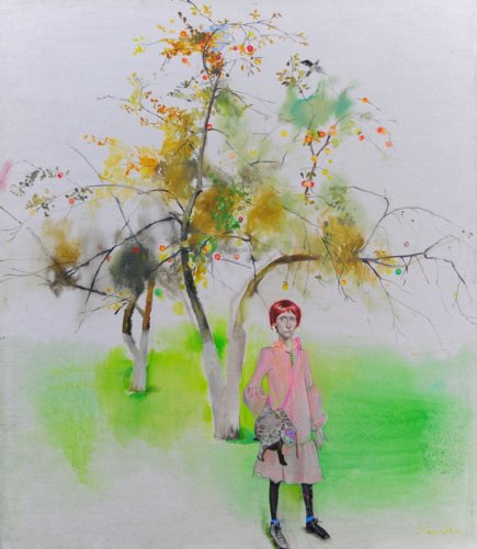 Neonilla Medvedeva - Apple tree - 2009 - oil on canvas - 81x71