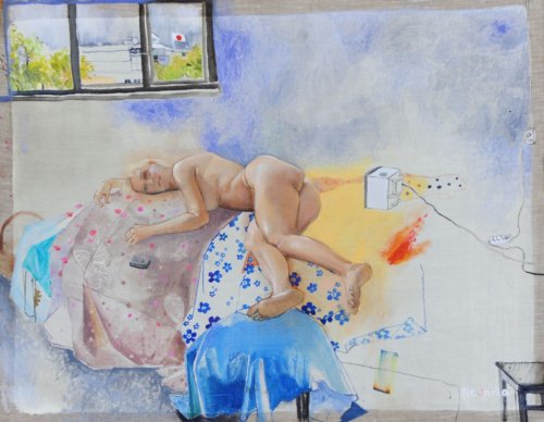Neonilla Medvedeva - Nude - 2009 - oil on canvas - 40x50