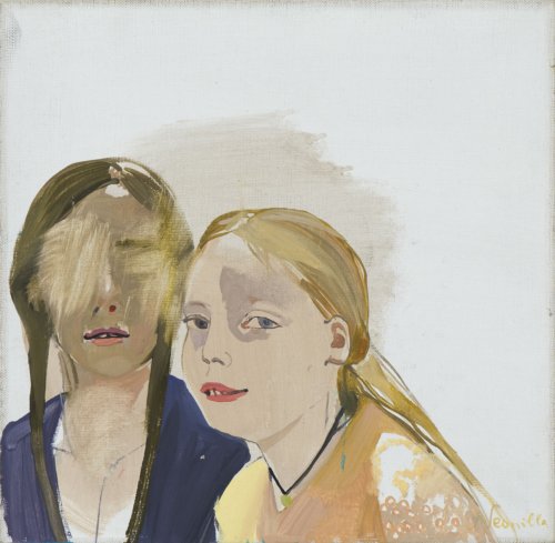 Neonilla Medvedeva - sisters (4 from 10) - 2009 - oil on canvas - 25 x 25,5